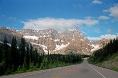 29 Crowfoot Mountain In Summer Just Before Crowfoot Glacier Viewpoint On Icefields Parkway